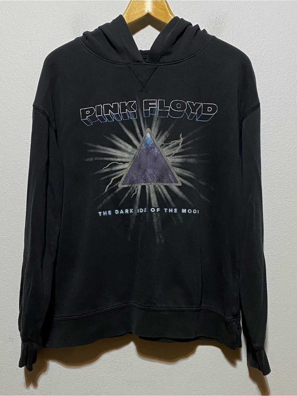 Pink Floyd 2021 The Dark Side Of The Moon Black Hoodie Small Pullover